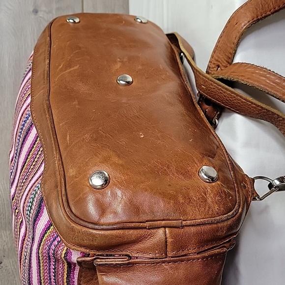 Nena and Co. Canvas Leather Convertible Backpack Shoulder Bag - Picture 6 of 14